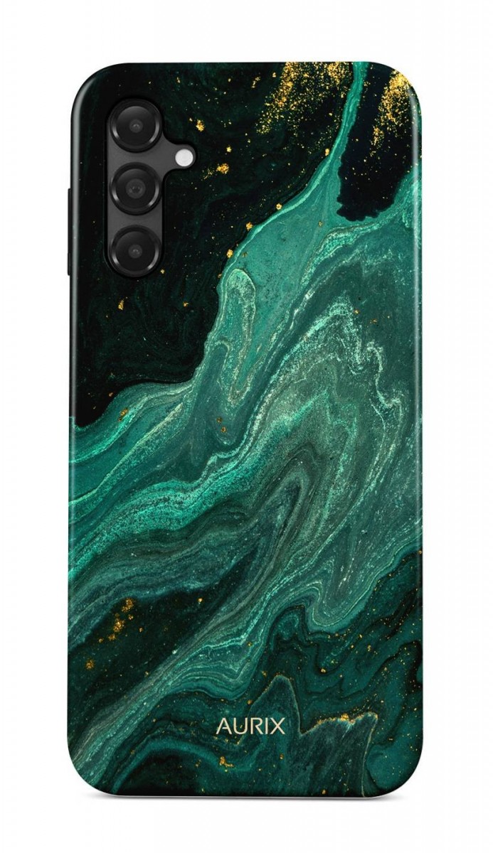 Luxusní kryt AURIX na Samsung A25 5G Green Lagoon