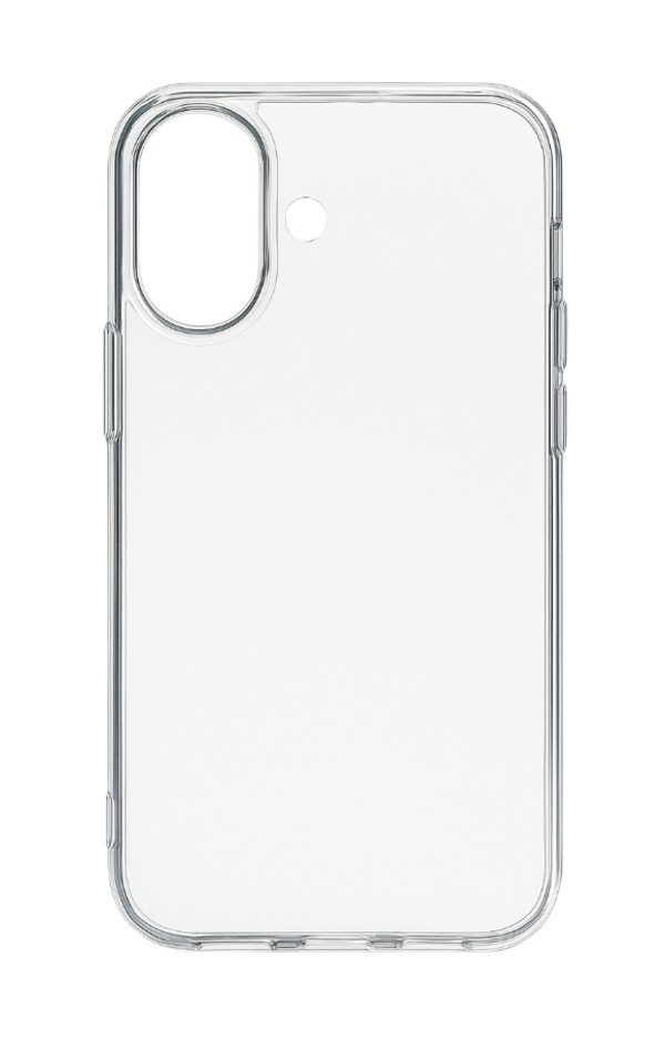 Zadní pevný kryt Super Clear Hybrid na iPhone 17 průhledný