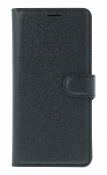 Knížkové pouzdro Leather Folio na Samsung S25 FE černé