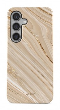 Luxusní kryt AURIX na Samsung S24 FE Golden Sands
