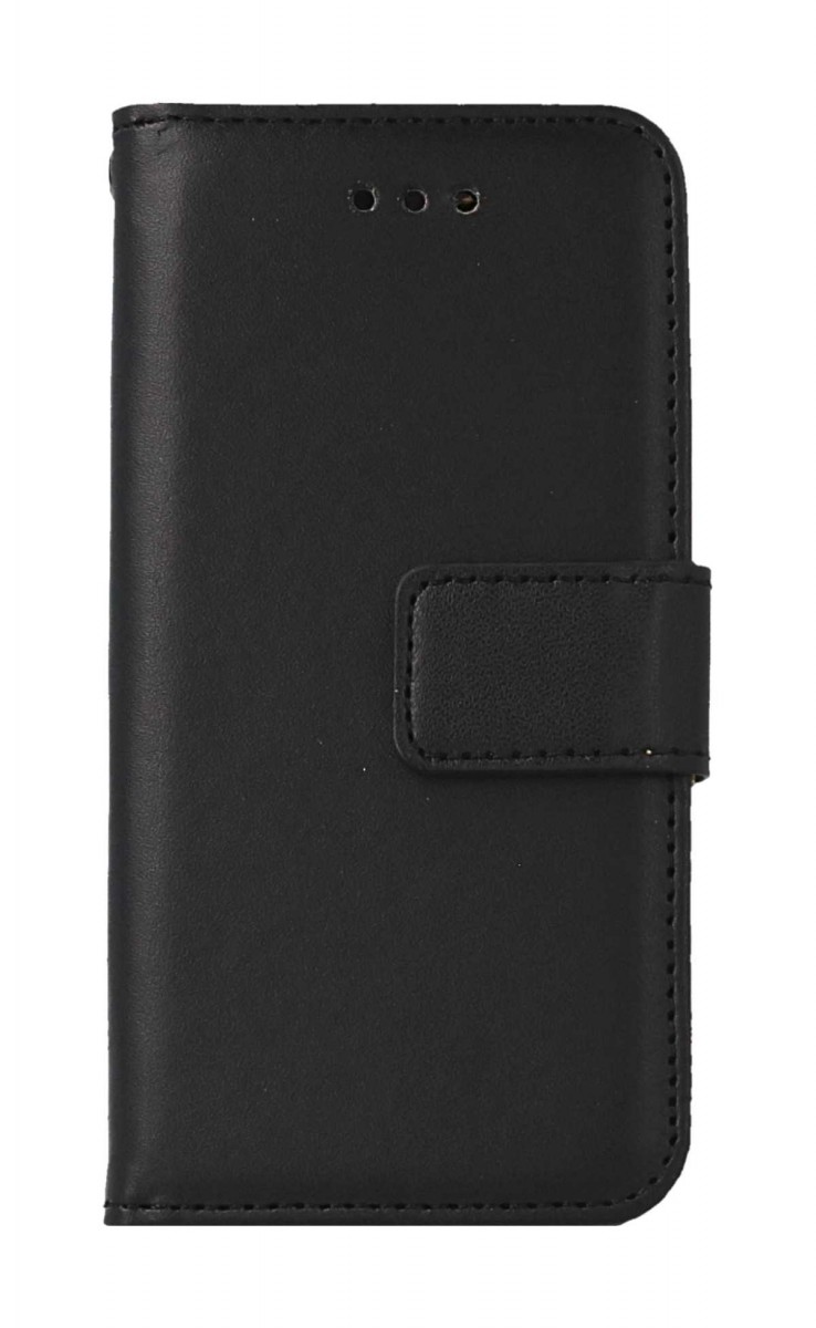 Knížkové pouzdro na iPhone 5 - 5S - SE černé s přezkou 2