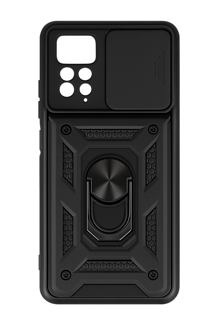 Levně Slide Camera Armor Case pro Xiaomi Redmi Note 11/Note 11S Black
