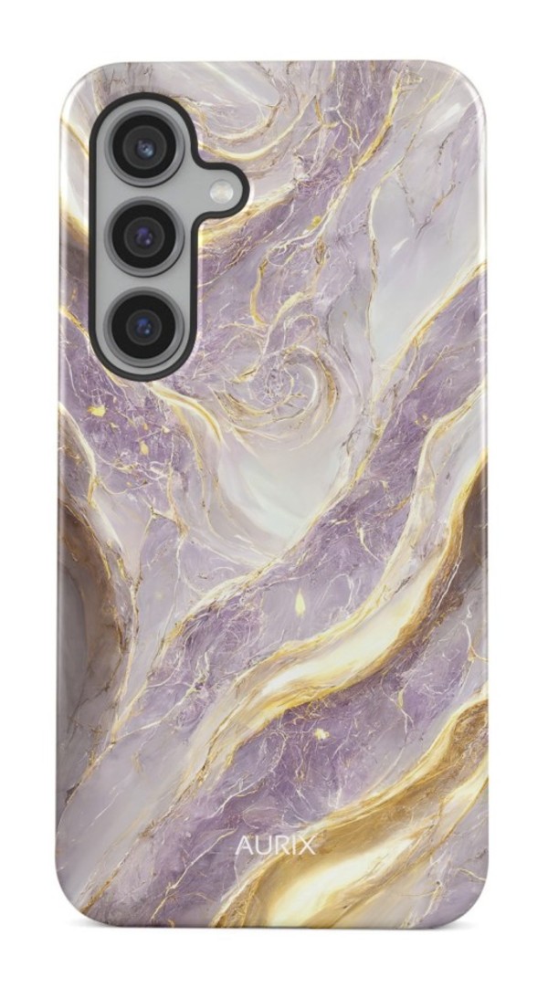 Luxusní kryt AURIX na Samsung S24 Amethyst