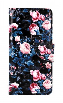 Knížkové pouzdro na Xiaomi Redmi 9 Růžičky