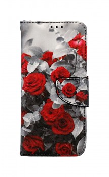 Knížkové pouzdro na Xiaomi Redmi Note 11 Červené růže mix
