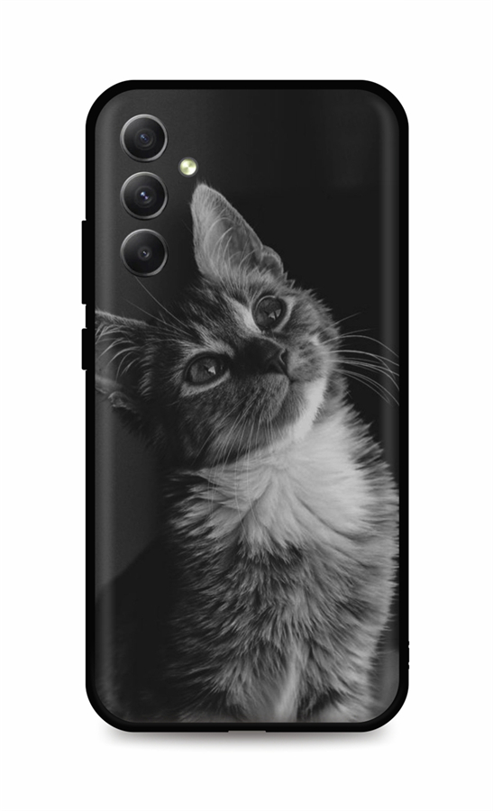 Levně Kryt TopQ Samsung A34 Cute Cat 93687 (pouzdro neboli obal na mobil Samsung A34)