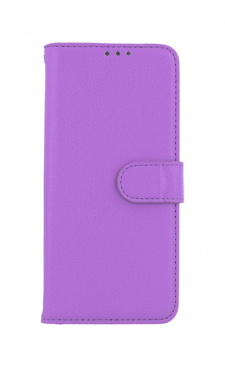 Knížkové pouzdro na Xiaomi Redmi Note 11 fialové s přezkou