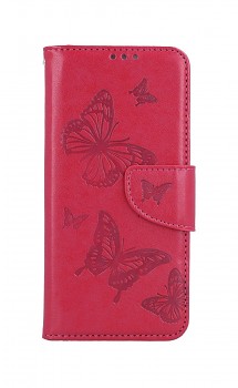 Knížkové pouzdro na Xiaomi Redmi Note 11 Butterfly růžové