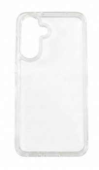 Zadní pevný kryt Super Clear Hybrid na Samsung S25 FE průhledný