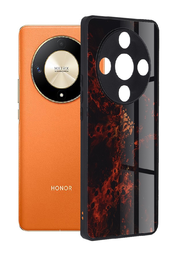 Zadní pevný kryt Glaze na Honor Magic6 Lite 5G Red Nebula