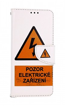 Knížkové pouzdro na Xiaomi Redmi Note 11 Pozor elektrické zařízení