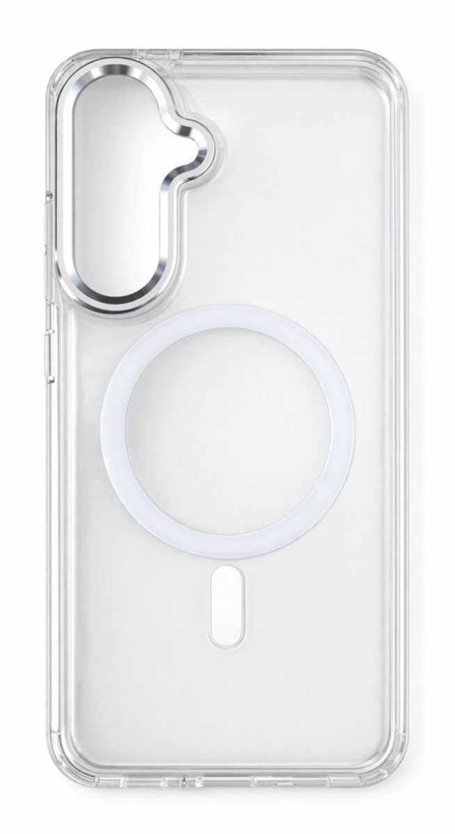 Levně Kryt TopQ Frame Magnetic Samsung A56 pevný průhledný 173777 (pouzdro neboli obal na mobil Samsung A56)