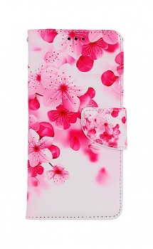 Knížkové pouzdro na Samsung A53 5G Růžové kvítky