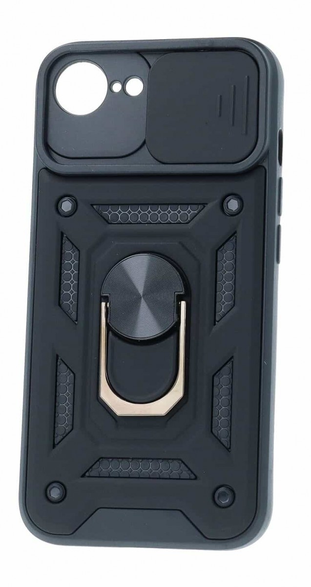Levně Ultra odolný zadní kryt Armor Lens pro iPhone 16e černý
