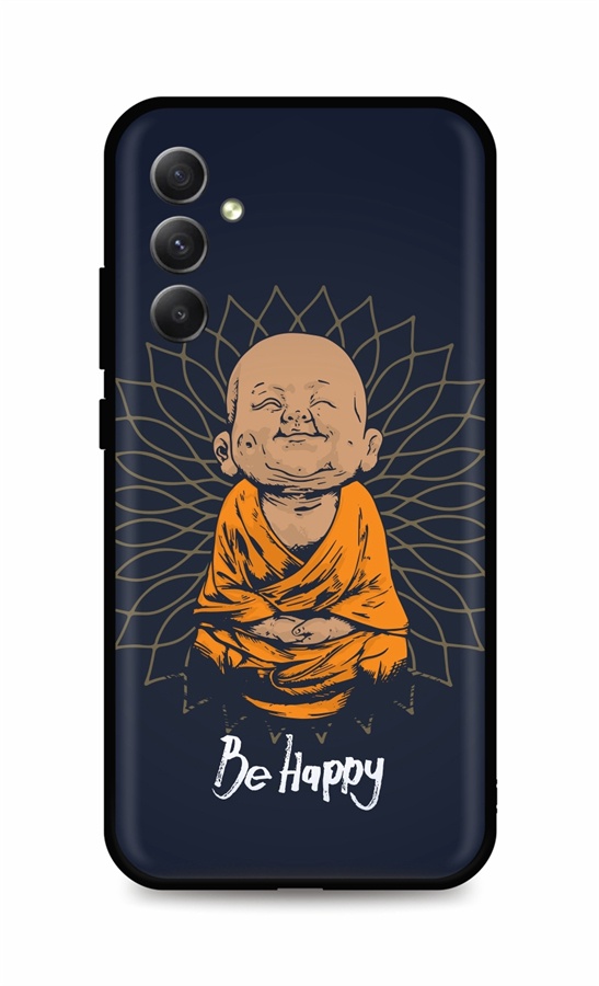 Levně Kryt TopQ Samsung A34 Be Happy 93811 (pouzdro neboli obal na mobil Samsung A34)