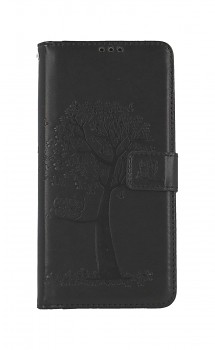 Knížkové pouzdro na Samsung A13 Černý strom sovičky