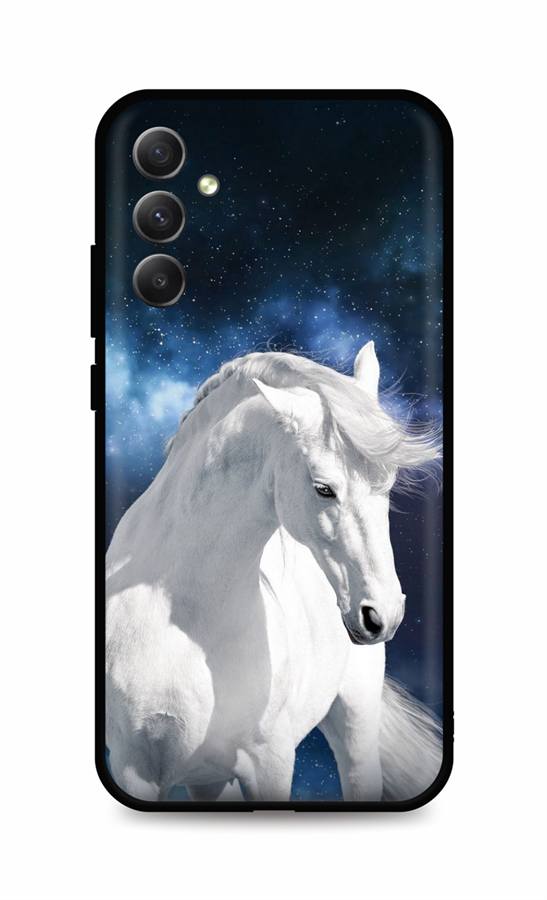 Levně Kryt TopQ Samsung A34 White Horse 93817 (pouzdro neboli obal na mobil Samsung A34)