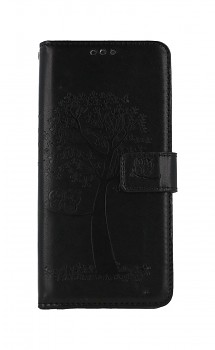 Knížkové pouzdro na Samsung A53 5G Černý strom sovičky