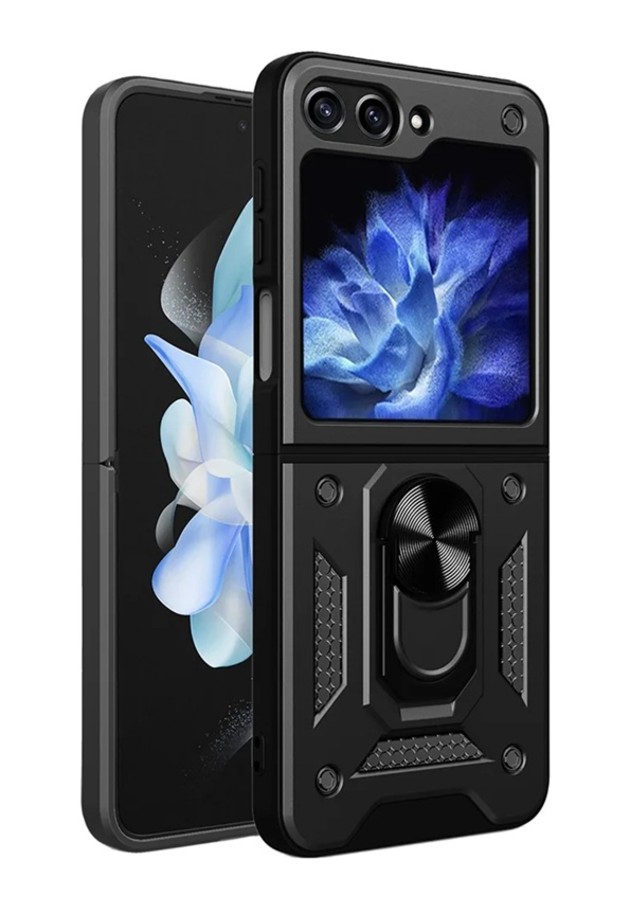 Ultra odolný zadní kryt Armor Lens pro Samsung Galaxy Z Flip 6 černý