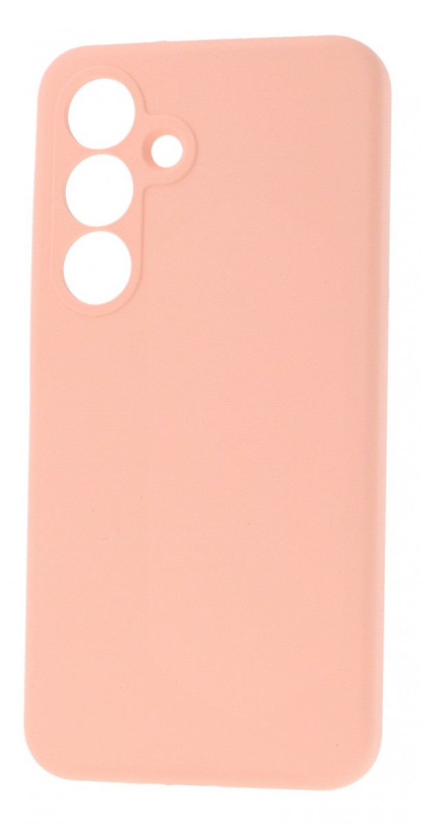 Zadní kryt Silicone Lite pro Samsung S25 peach