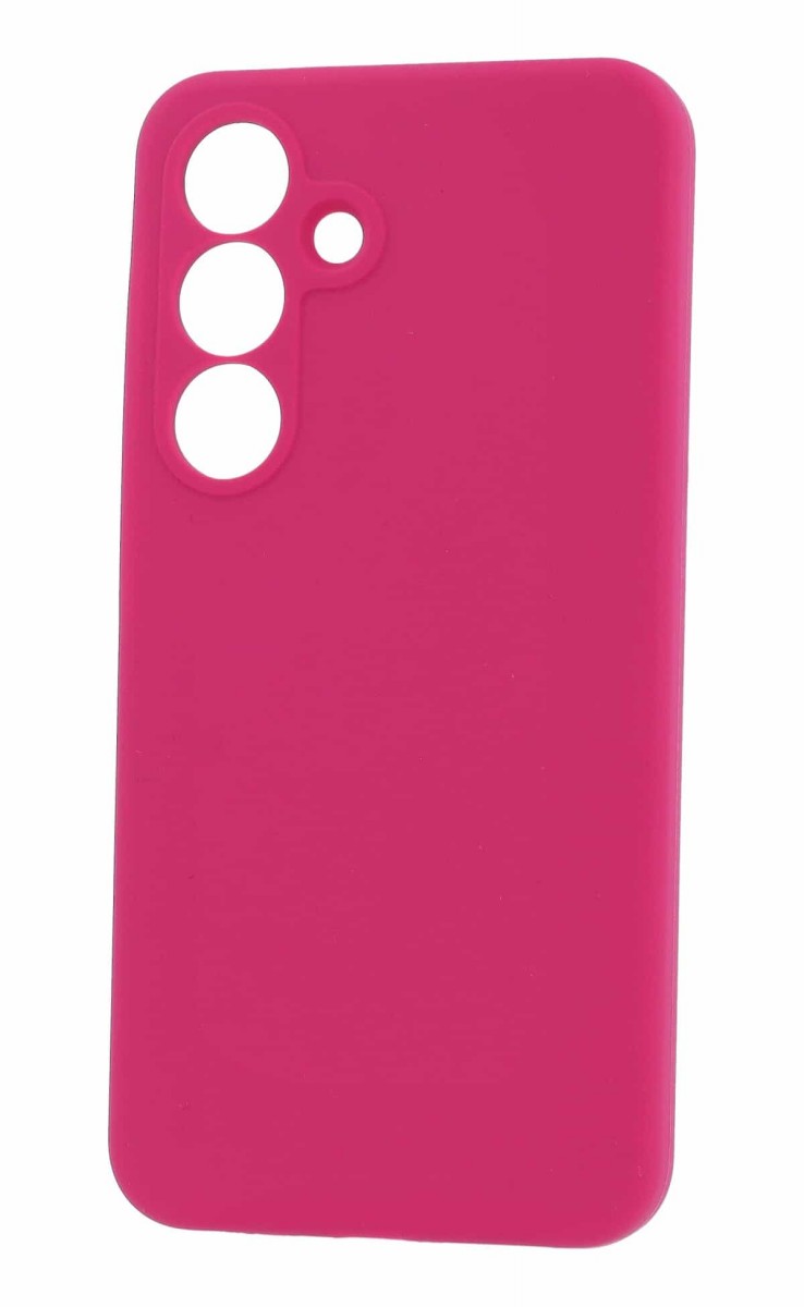 Levně Zadní kryt Silicone Lite pro Samsung S25 malinový