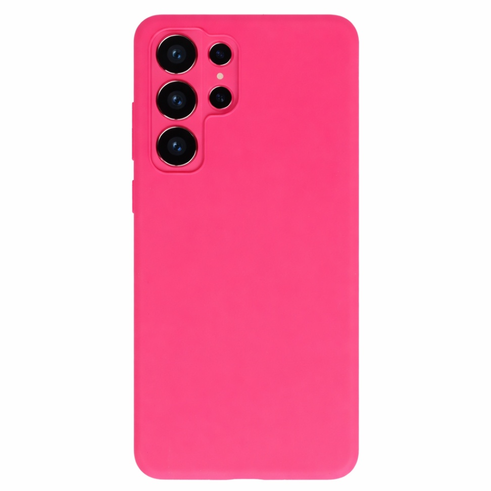 Levně Zadní kryt Silicone Lite pro Samsung S25 Ultra fuchsiový
