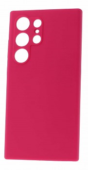 Zadní kryt Silicone Lite pro Samsung S24 Ultra malinový