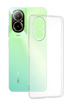 Zadní kryt Techsuit Clear na Realme C67 průhledný