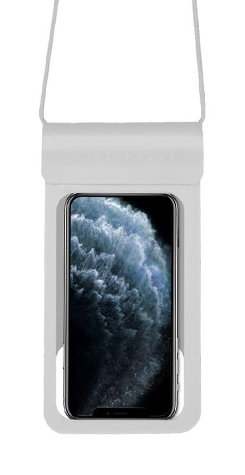 Univerzální vodotěsné pouzdro na mobil Metallic M stříbrné