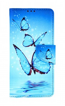 Knížkové pouzdro na Honor X8 Modří motýlci