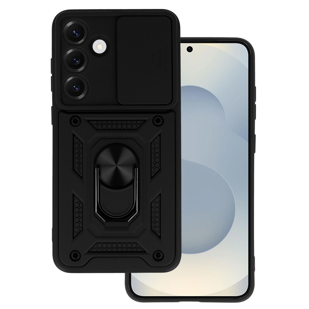 Ultra odolný zadní kryt Armor Lens pro Samsung S25 černý