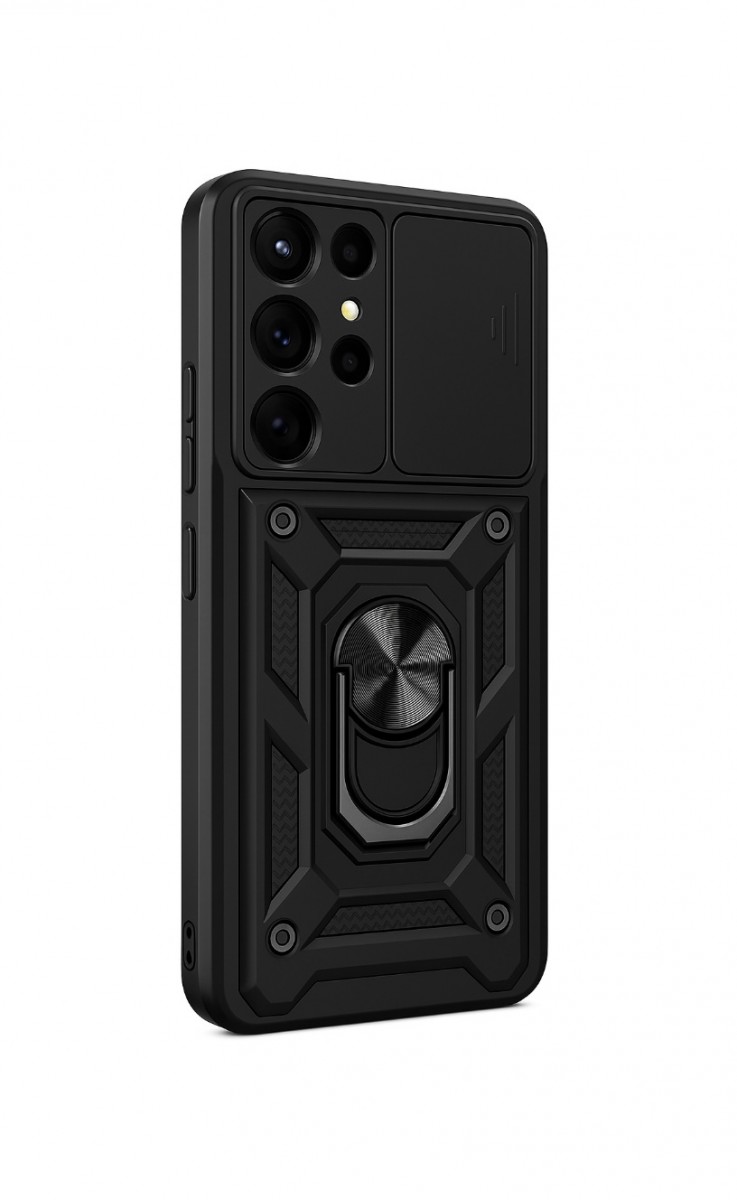 Ultra odolný zadní kryt Armor Lens pro Samsung S25 Ultra černý