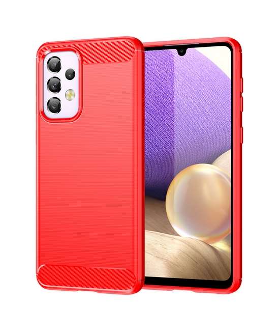 Zadní silikonový kryt na Samsung A33 5G červený