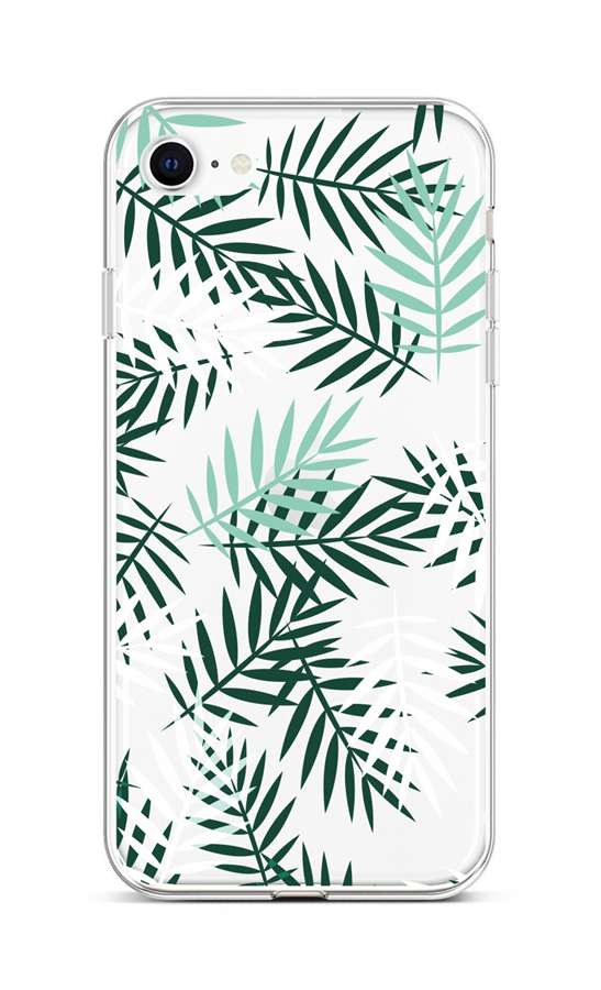 Levně Kryt TopQ iPhone SE 2022 silikon Listy 73965 (pouzdro neboli obal na mobil iPhone SE 2022)