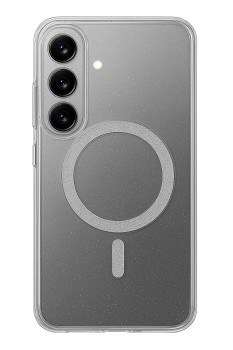 Kryt Glitter MagSafe pro Samsung Galaxy S26 transparentní