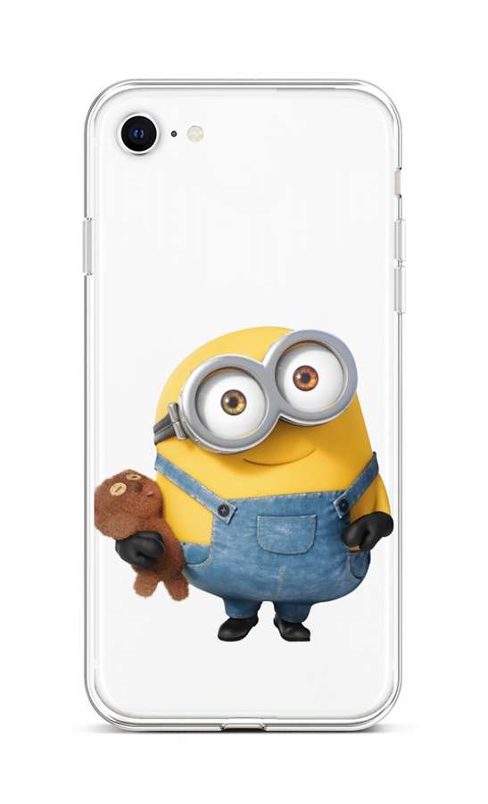 Zadní silikonový kryt na iPhone SE 2022 Minion Kid