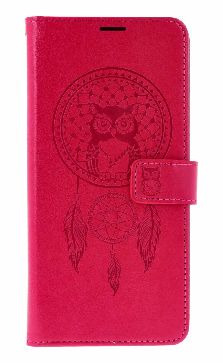 Knížkové pouzdro Mezzo na Xiaomi Redmi 15 Lapač se sovičkou růžové