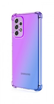 Zadní silikonový kryt na Samsung A33 5G Shock duhový fialovo-modrý