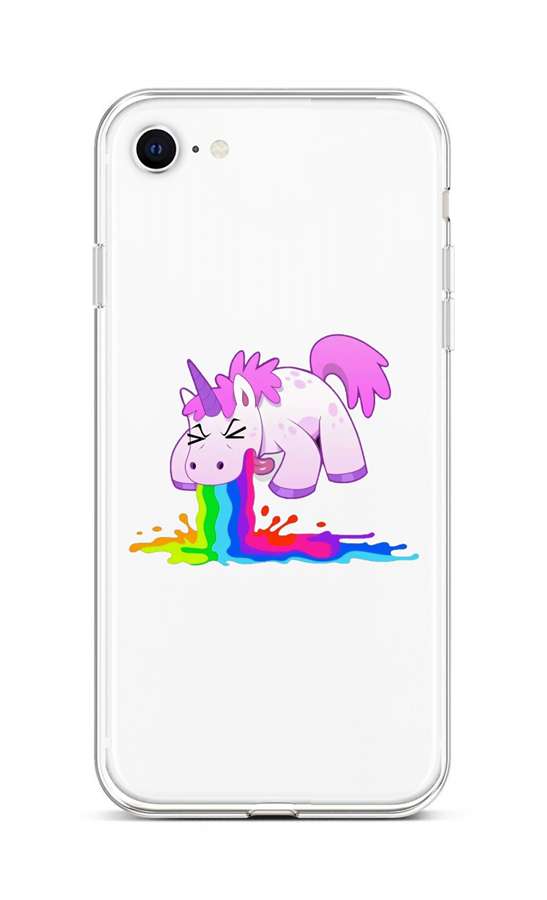 Levně Kryt TopQ iPhone SE 2022 silikon Rainbow Splash 74026 (pouzdro neboli obal na mobil iPhone SE 2022)