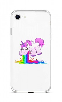 Zadní silikonový kryt na iPhone SE 2022 Rainbow Splash