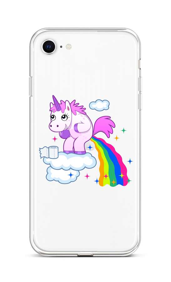 Levně Kryt TopQ iPhone SE 2022 silikon Rainbow Disaster 74028 (pouzdro neboli obal na mobil iPhone SE 2022)