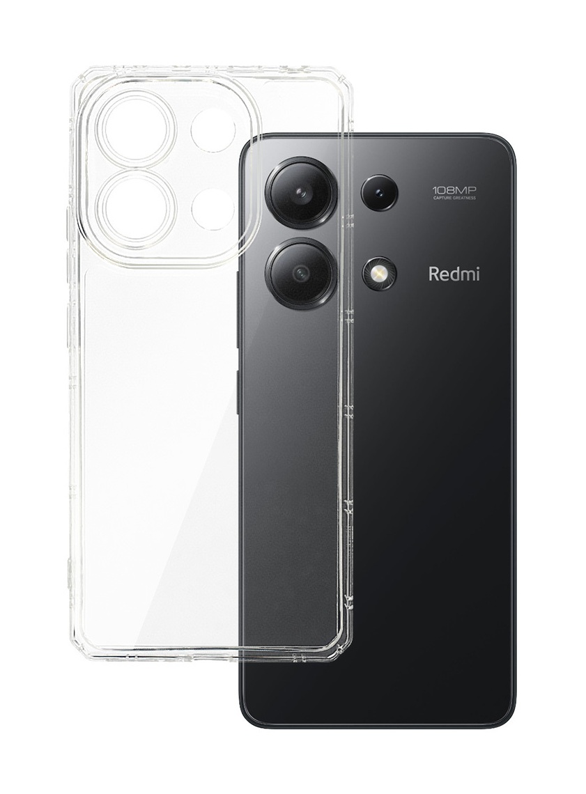 Levně Zadní kryt Antishock pro Xiaomi Redmi Note 13 4G transparentní