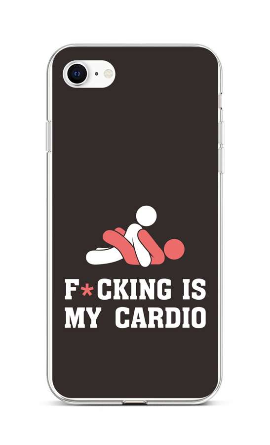 Zadní silikonový kryt na iPhone SE 2022 Cardio