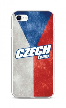 Zadní silikonový kryt na iPhone SE 2022 Czech Team