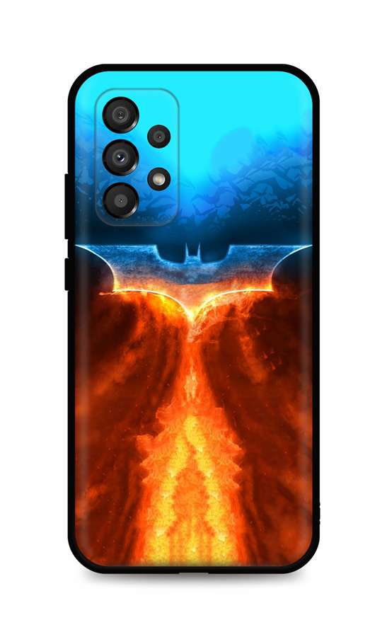 Zadní silikonový kryt DARK na Samsung A33 5G Fiery Batman