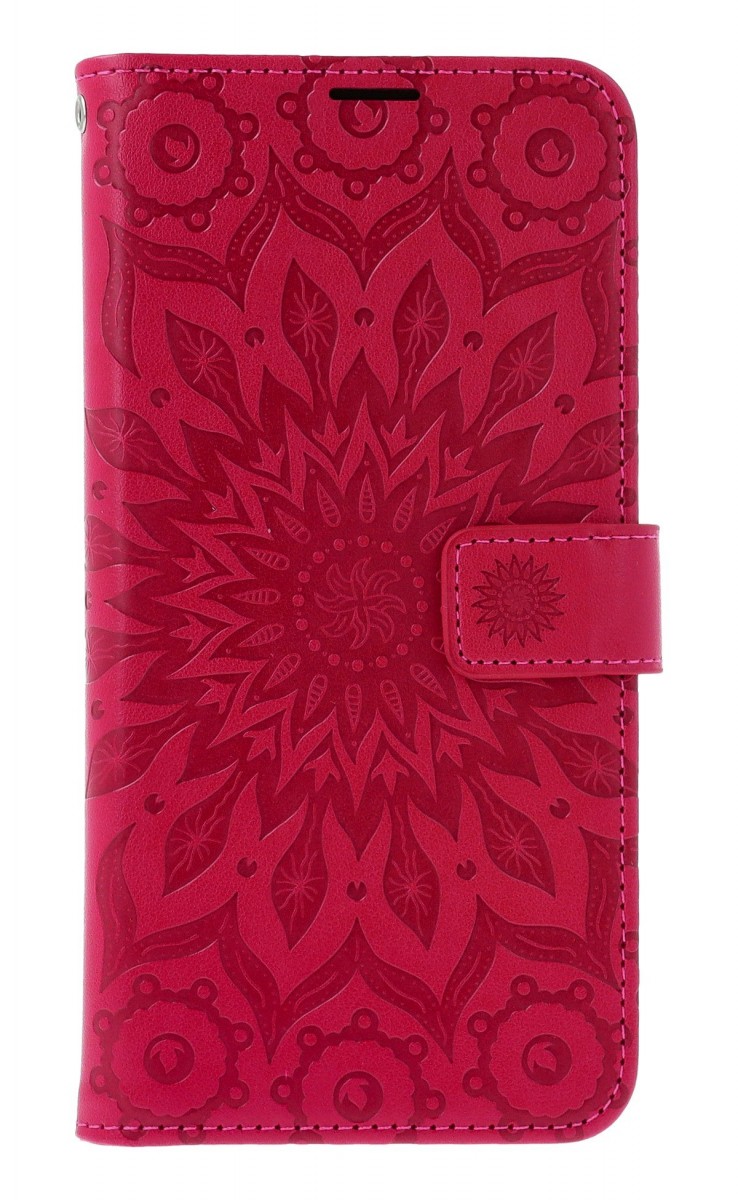 Knížkové pouzdro Mezzo na Samsung A37 5G Mandala tmavě růžová