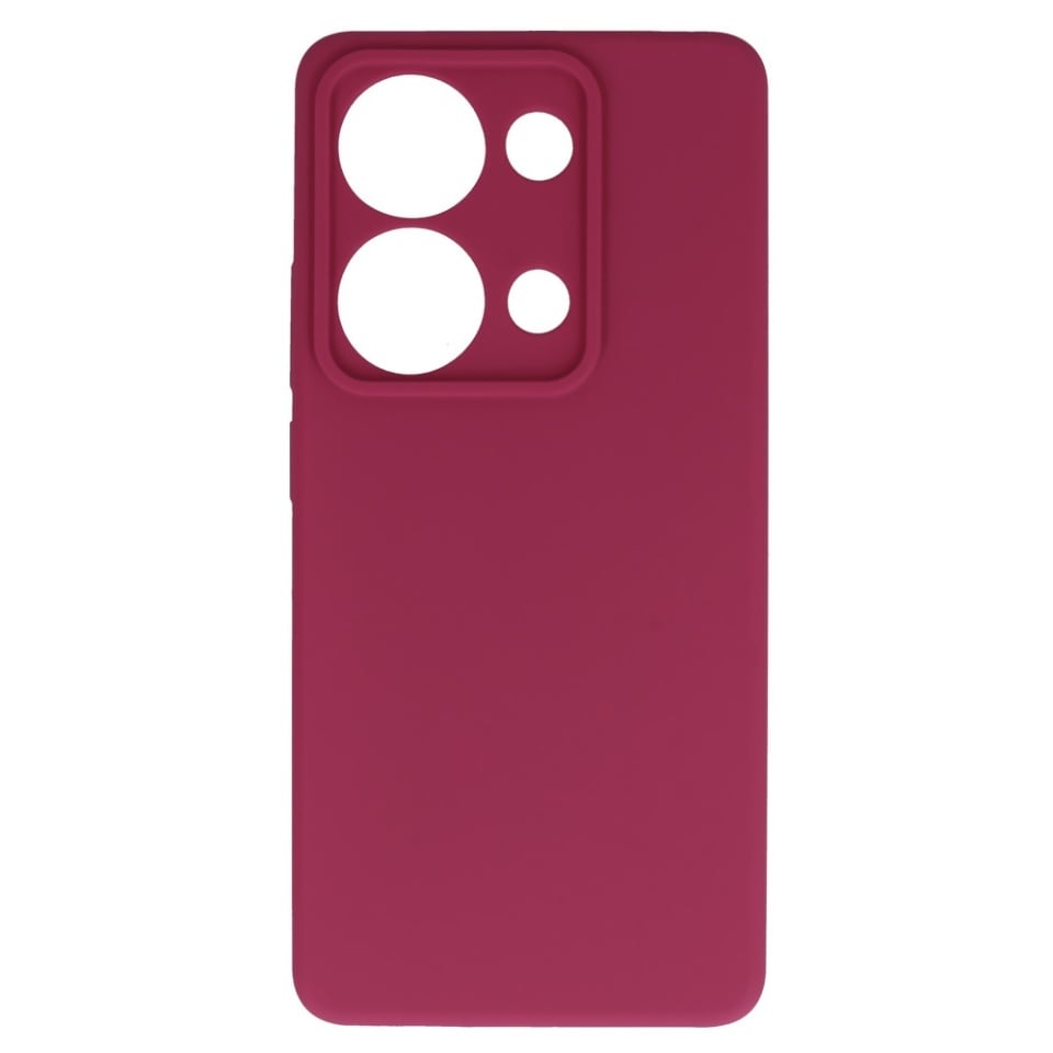 Levně Silicone Lite case pro Xiaomi Redmi Note 13 Pro 4G burgundy