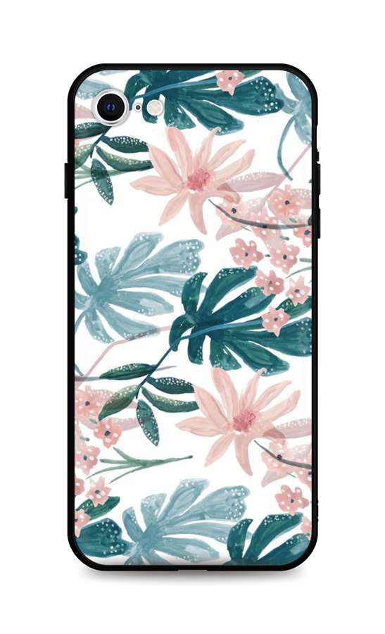 Zadní pevný kryt LUXURY na iPhone SE 2022 Monstera