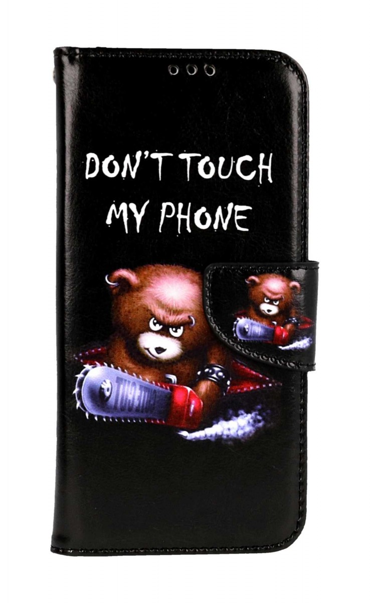 Levně Pouzdro TopQ Samsung A34 knížkové Don't Touch méďa 94083 (kryt neboli obal na mobil Samsung A34)