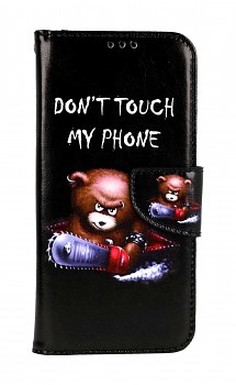 Knížkové pouzdro na Samsung A34 Don't Touch méďa